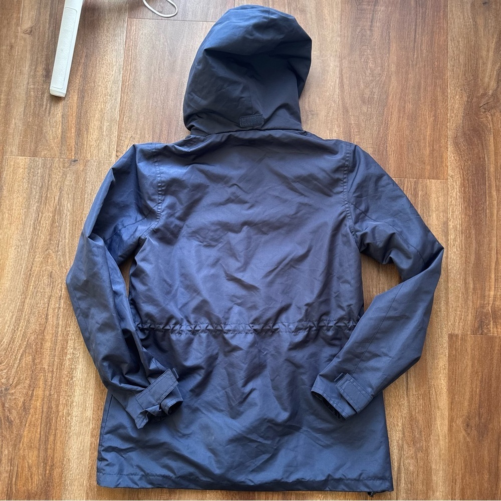 Mountain Warehouse Navy Lightweight Rain Jacket Windbreaker Hooded Outdoor Coat - Picture 3 of 10